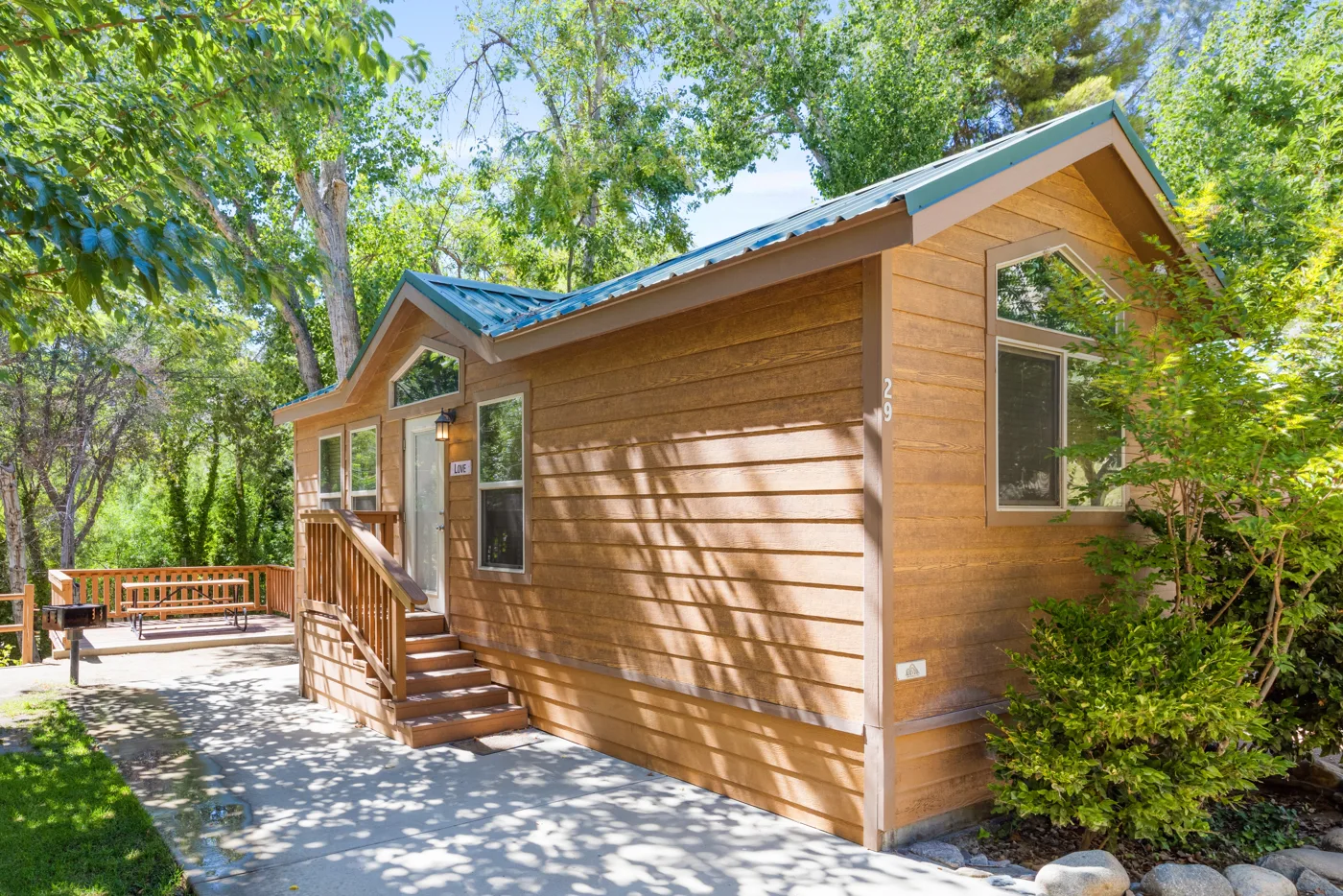 cozy and comfortable cabins