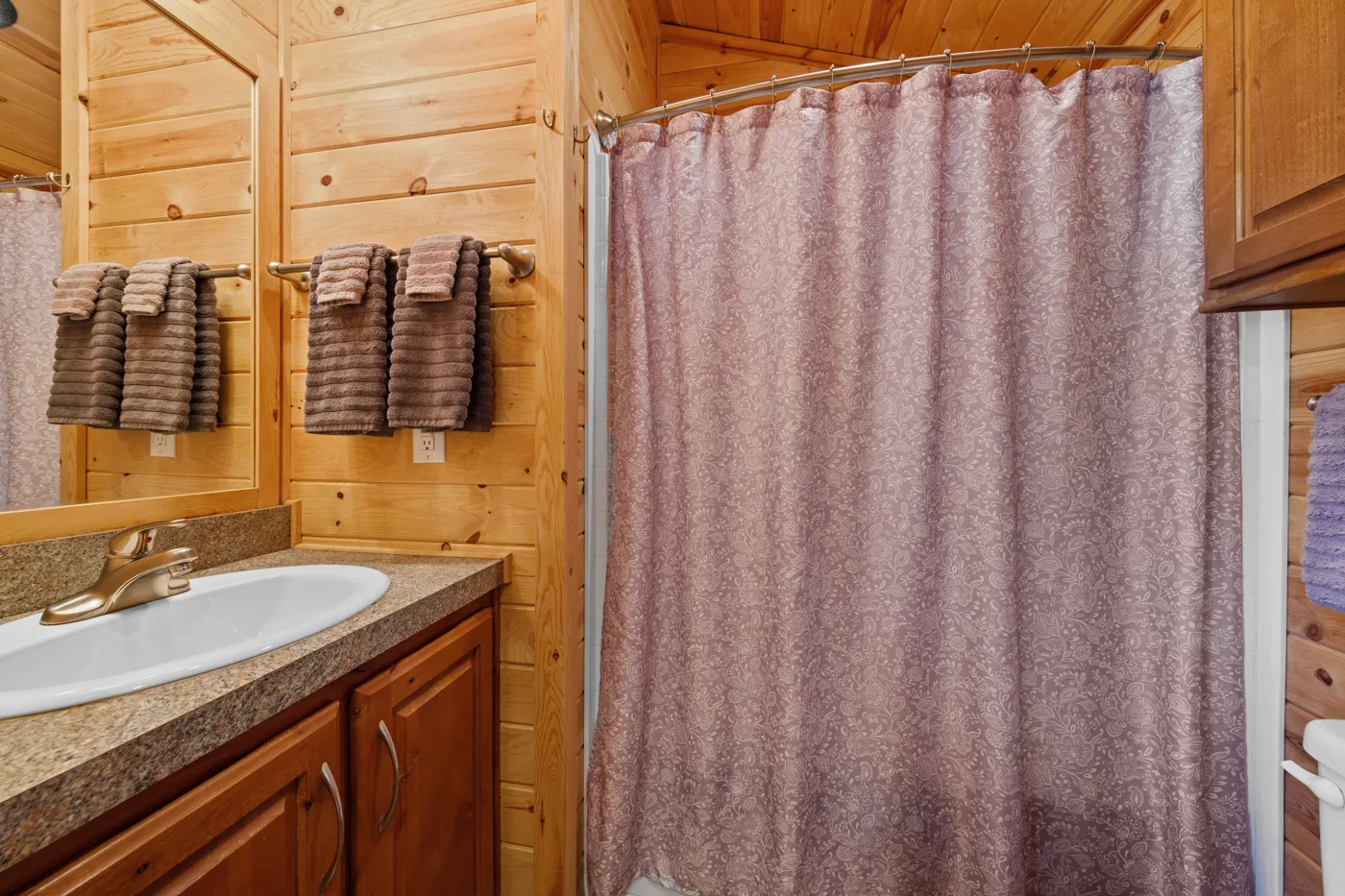 sleep up to 6 people with two separate bedrooms and a full bathroom